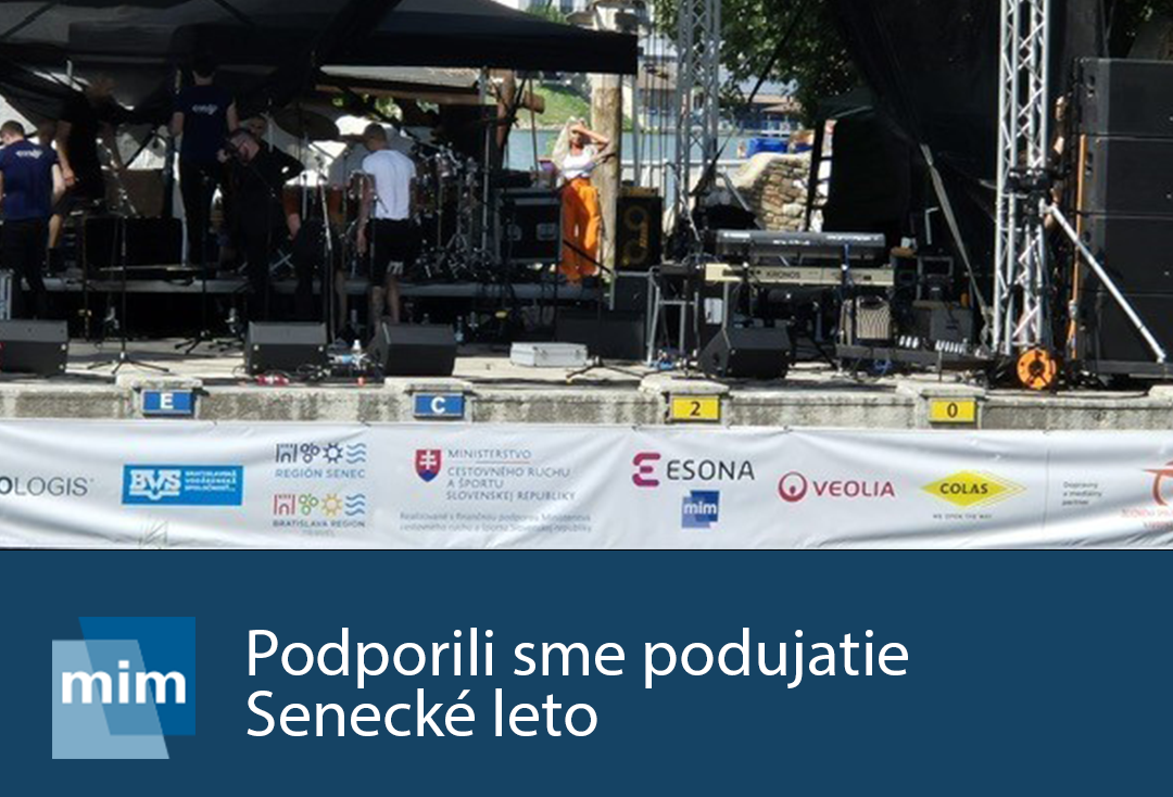 Podporili sme podujatie Senecké leto